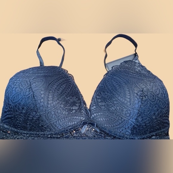 NWT Frederick’s of Hollywood Black Lace Finley Bralette, Sizes M, L, & XL - Picture 4 of 10